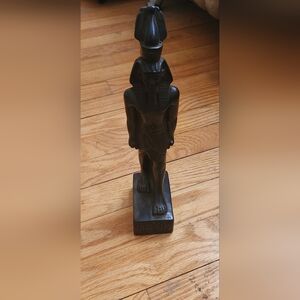 Egyptian pharoah, authentic made in egypt, black stone, genuine